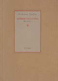 Book cover with red text on a beige background
