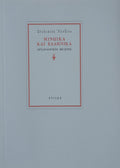 Book cover with red text and border on a light gray background